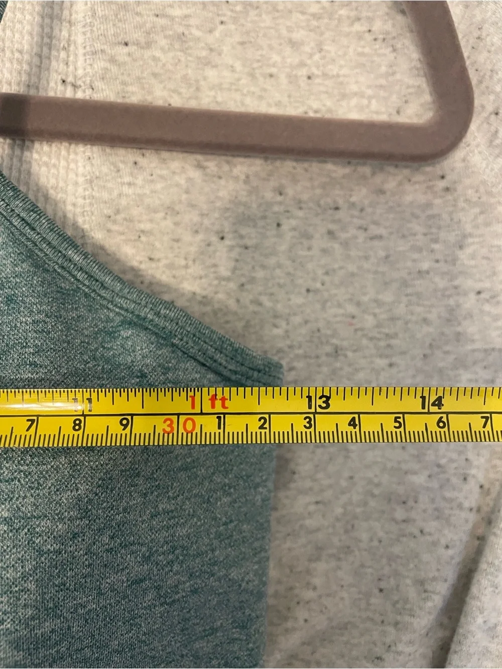 Seamless Light Teal Bralette‎ with Ruched Front Medium NWOT